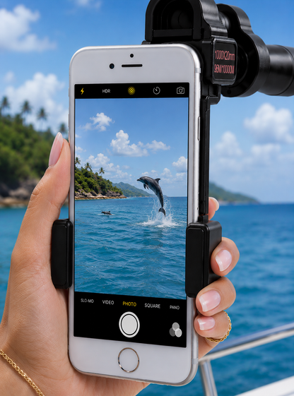 Upgrade Your Phone Camera Instantly | 8X HD Monocular Telescope Lens for iPhone & Android
