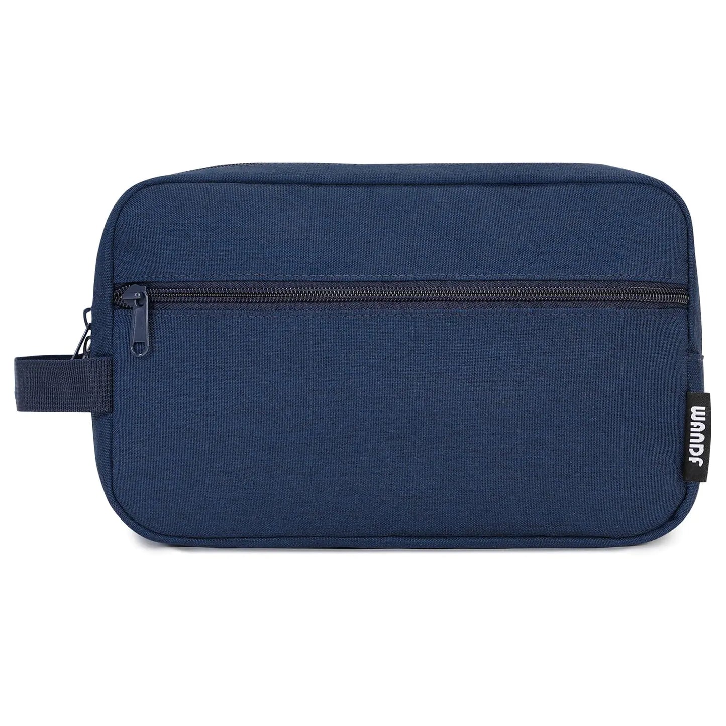Travel Toiletry Bag with Wet Compartment Toiletry Organizer Shaving Bag Hanging Dopp Kit for Men Women (Navy Blue)