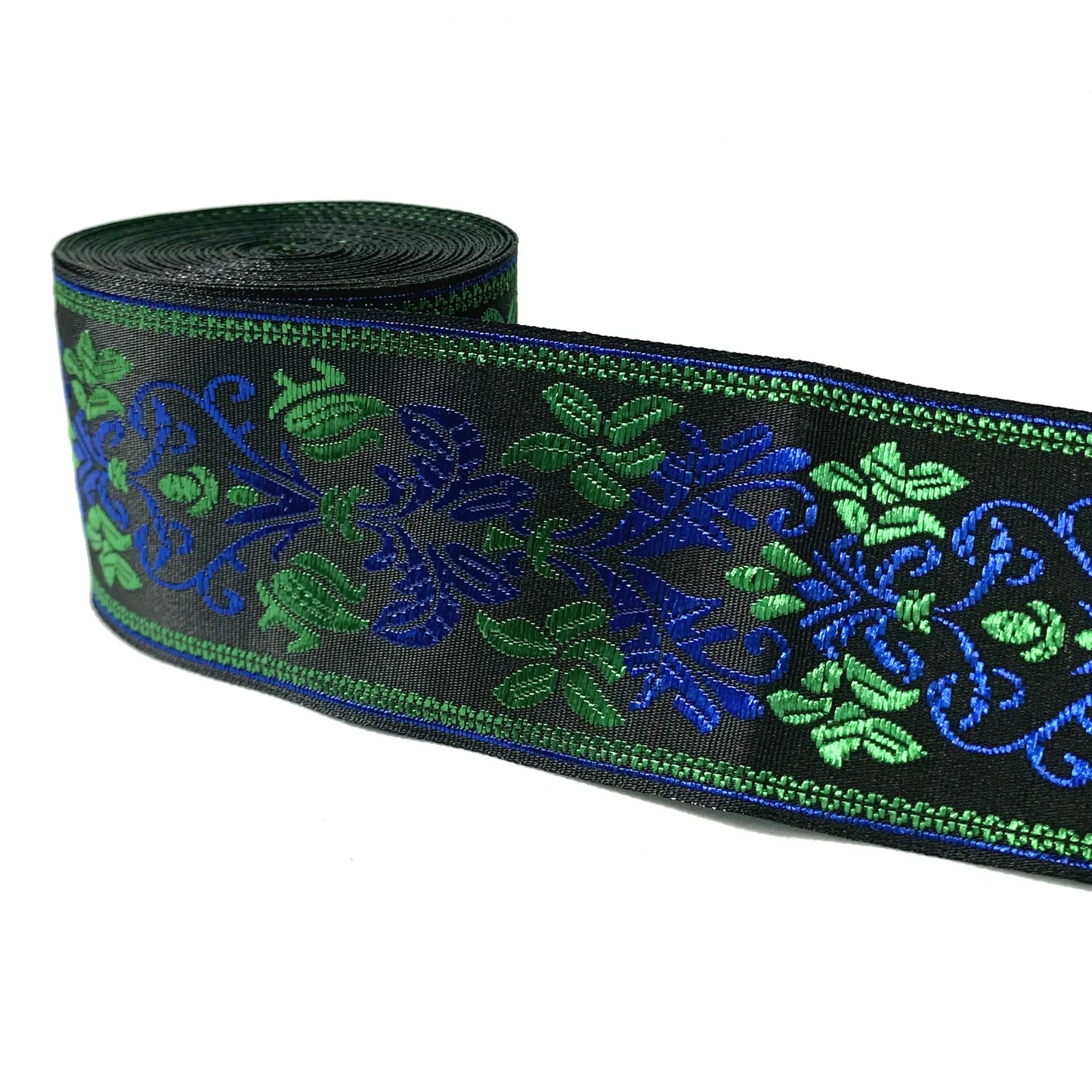 5cm Embroidered Lace Trim | 3 Yard Vintage Ethnic Boho Ribbon | Decorative Fabric Trim for Bags, Clothing, Jewelry & DIY Crafts