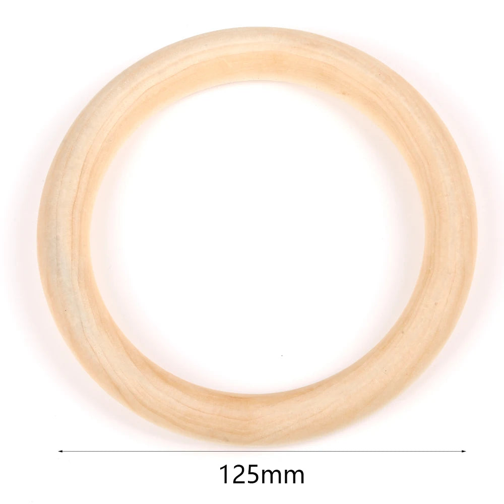 Natural Wood Beads | Round Wooden Spacer Beads 4–50mm | DIY Jewelry Making, Crafts & Handmade Accessories