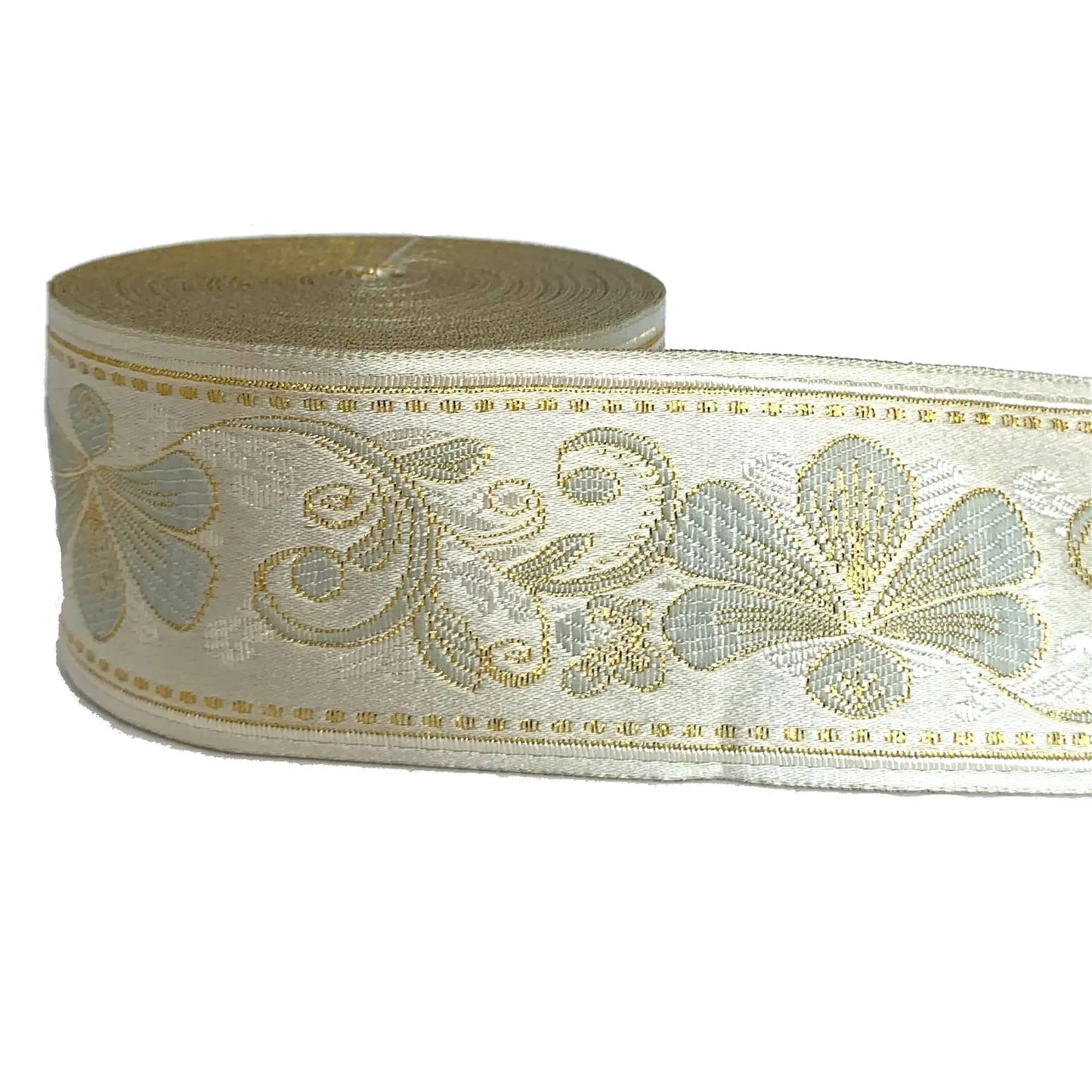 5cm Embroidered Lace Trim | 3 Yard Vintage Ethnic Boho Ribbon | Decorative Fabric Trim for Bags, Clothing, Jewelry & DIY Crafts