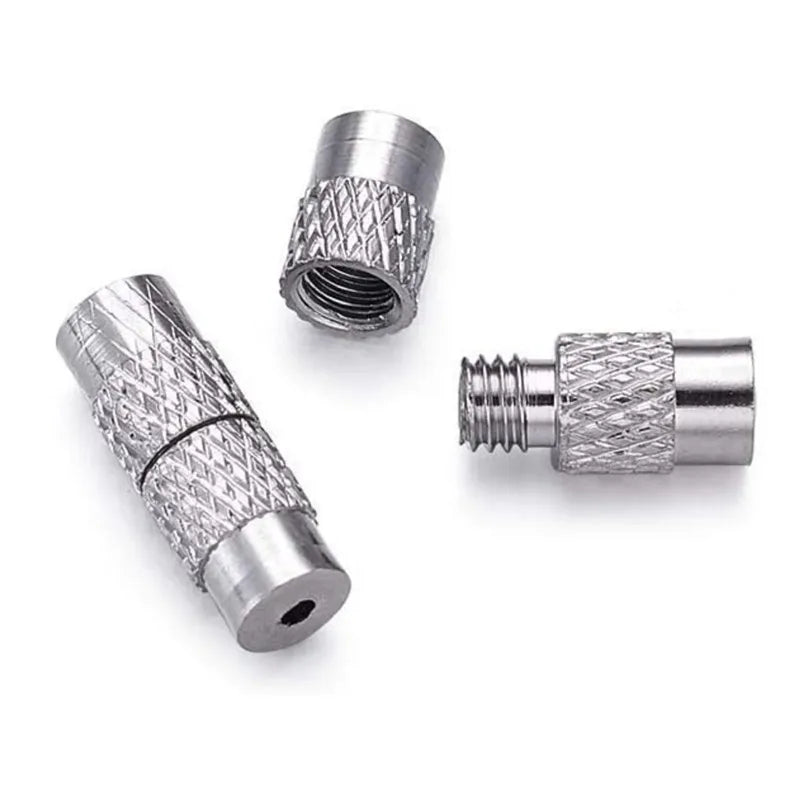 20pcs Screw Clasps for Jewelry Making | Metal Bracelet & Necklace Closure Fasteners | End Cap Connectors | DIY Jewelry Findings