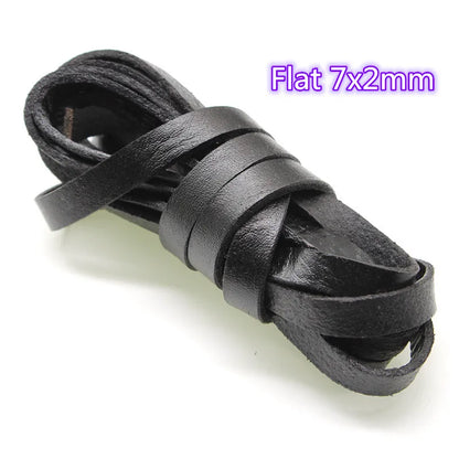 Genuine Black Leather Cord | 2M Round Cowhide Leather String | 1–10mm Cord for Bracelets, Necklaces & DIY Jewelry Making #LeatherCord #JewelryMaking