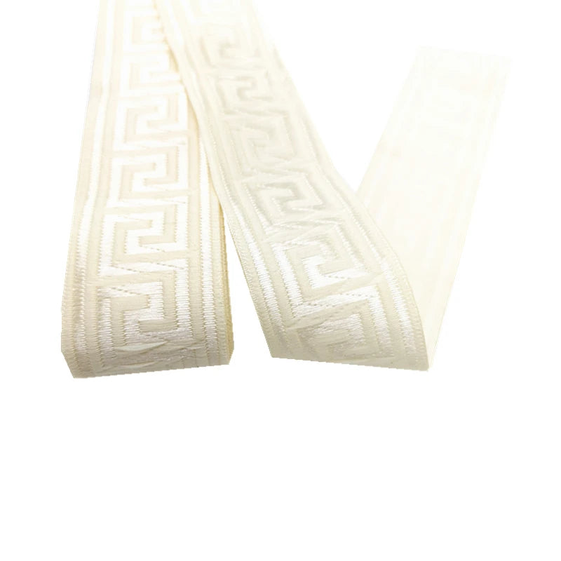 3 yards Ethnic Embroidery Lace Trim Ribbon Vintage Boho Lace Trim Clothes Bag Accessories Embroidered DIY Fabric