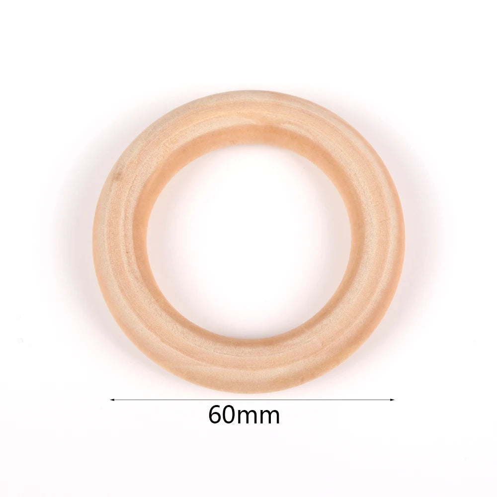Natural Wood Beads | Round Wooden Spacer Beads 4–50mm | DIY Jewelry Making, Crafts & Handmade Accessories