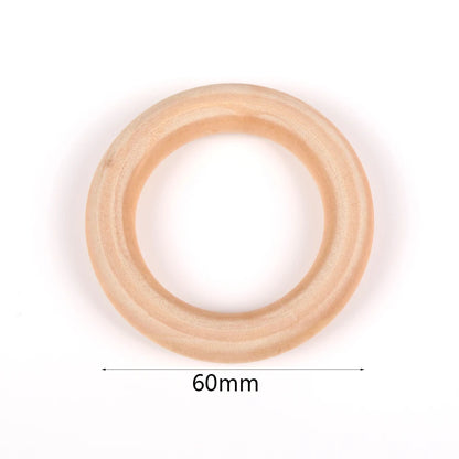 Natural Wood Beads | Round Wooden Spacer Beads 4–50mm | DIY Jewelry Making, Crafts & Handmade Accessories