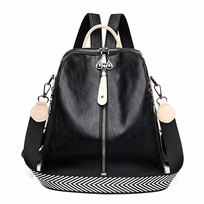 Elegant Soft Leather Backpack Purse for Women | Travel & Everyday Use