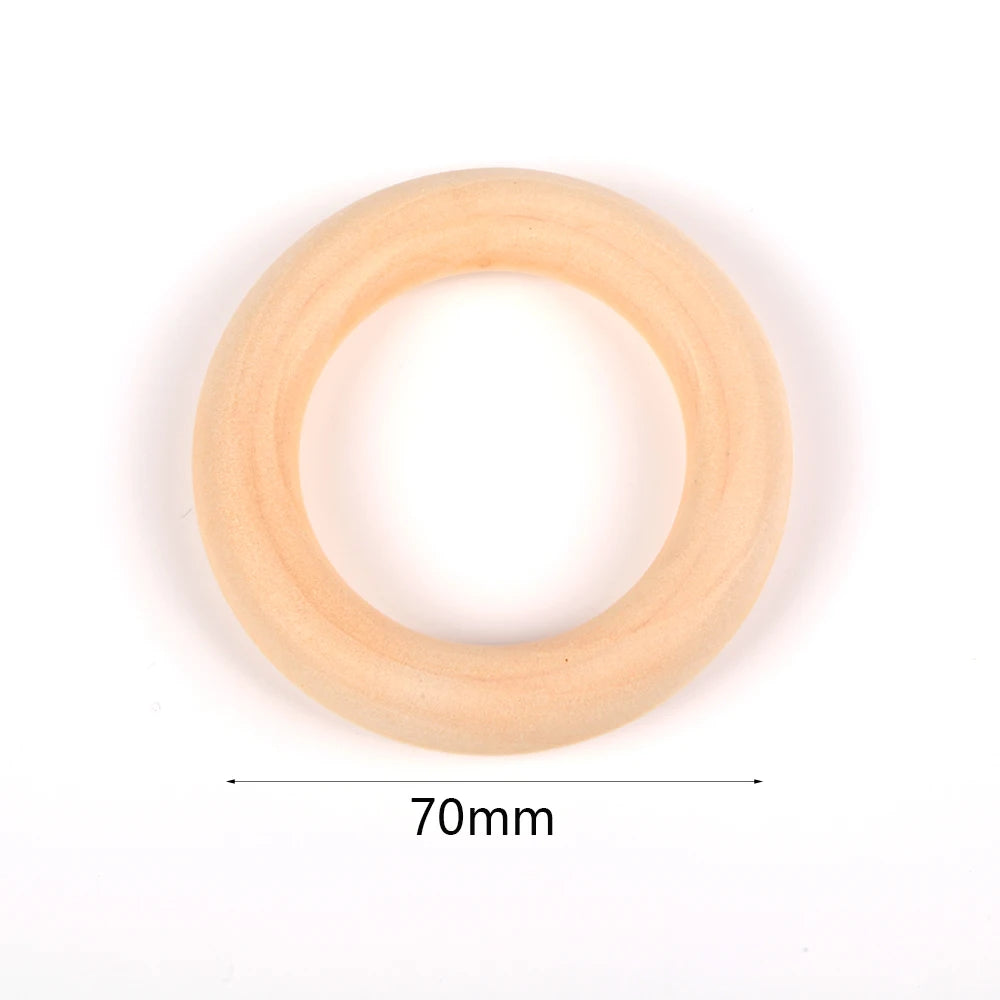 Natural Wood Beads | Round Wooden Spacer Beads 4–50mm | DIY Jewelry Making, Crafts & Handmade Accessories