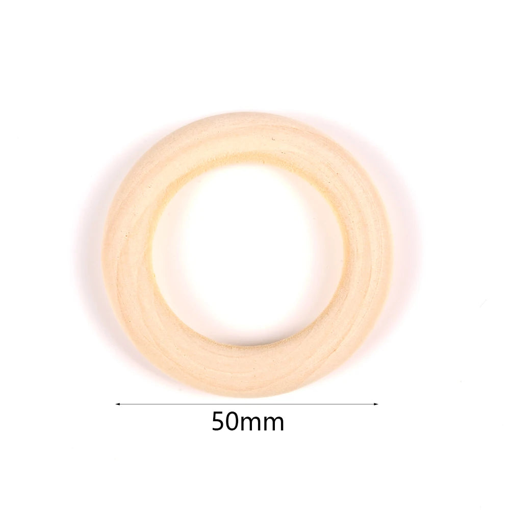 Natural Wood Beads | Round Wooden Spacer Beads 4–50mm | DIY Jewelry Making, Crafts & Handmade Accessories