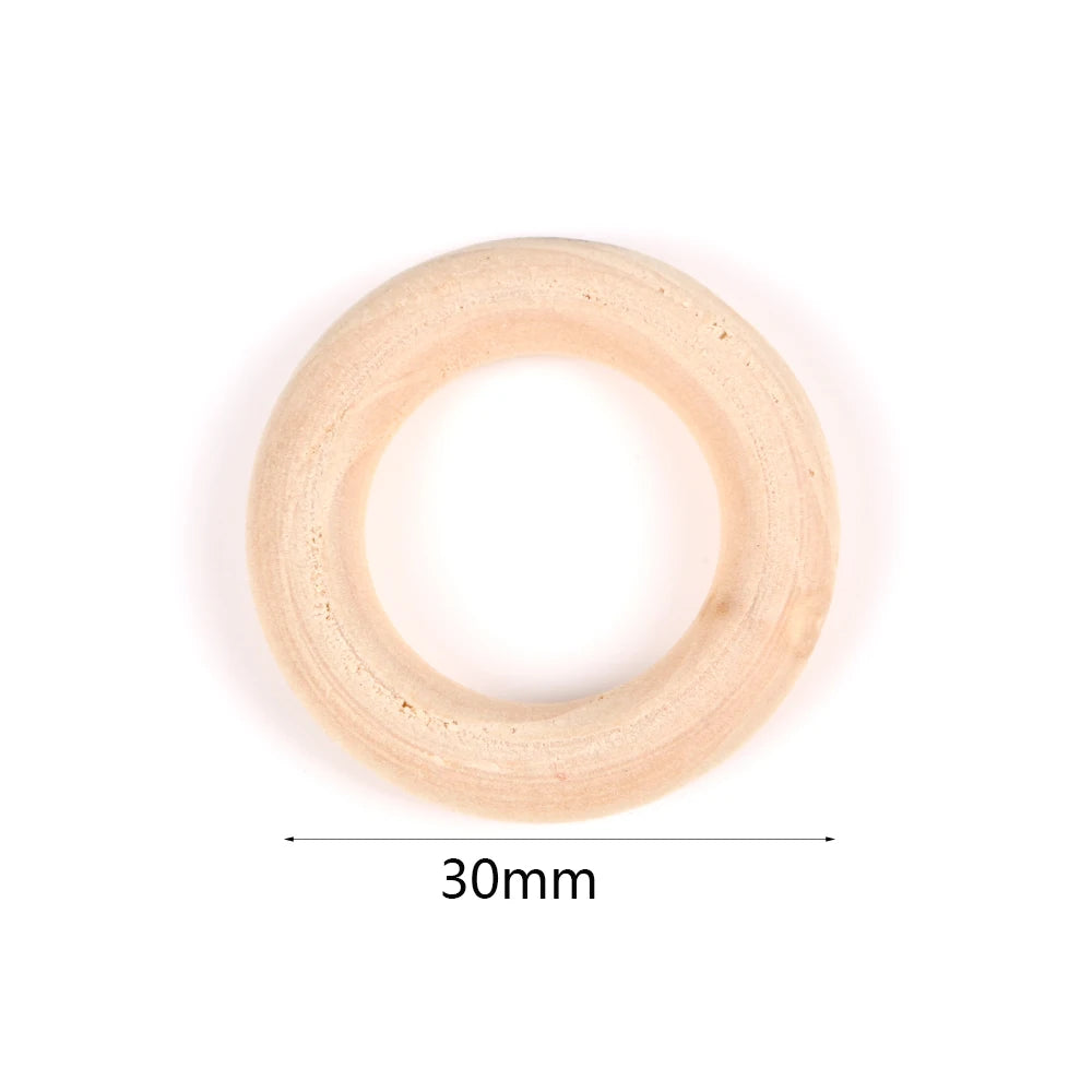 Natural Wood Beads | Round Wooden Spacer Beads 4–50mm | DIY Jewelry Making, Crafts & Handmade Accessories