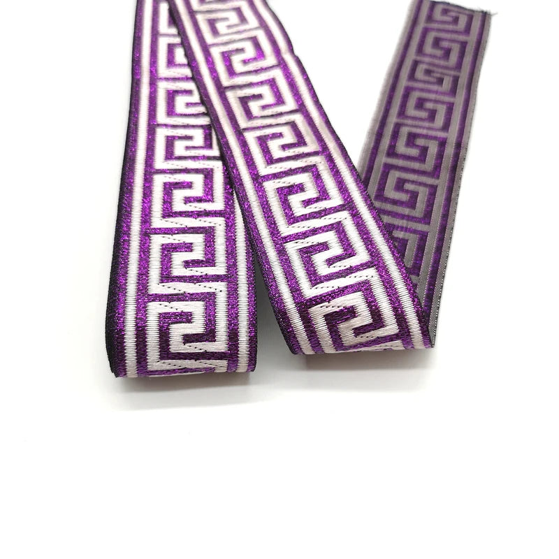 3 yards Ethnic Embroidery Lace Trim Ribbon Vintage Boho Lace Trim Clothes Bag Accessories Embroidered DIY Fabric