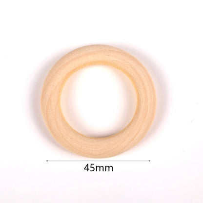 Natural Wood Beads | Round Wooden Spacer Beads 4–50mm | DIY Jewelry Making, Crafts & Handmade Accessories