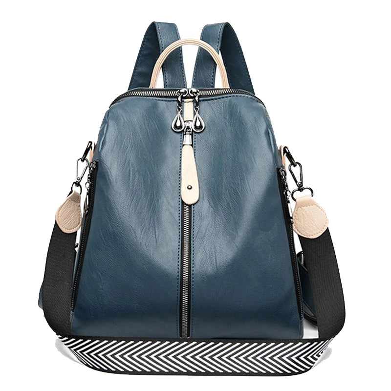 Elegant Soft Leather Backpack Purse for Women | Travel & Everyday Use