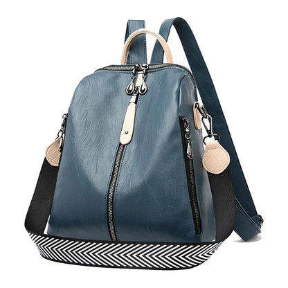 Elegant Soft Leather Backpack Purse for Women | Travel & Everyday Use