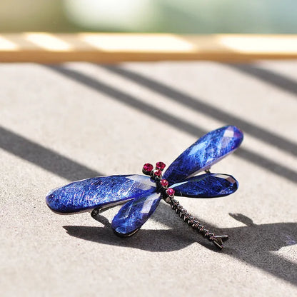 Fashion Dragonfly Brooches For Women Vintage Insect Animal Brooch Pin Jewelry