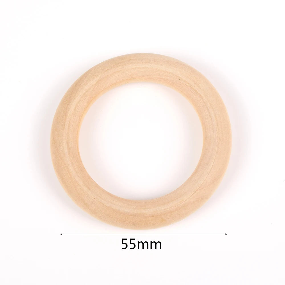 Natural Wood Beads | Round Wooden Spacer Beads 4–50mm | DIY Jewelry Making, Crafts & Handmade Accessories