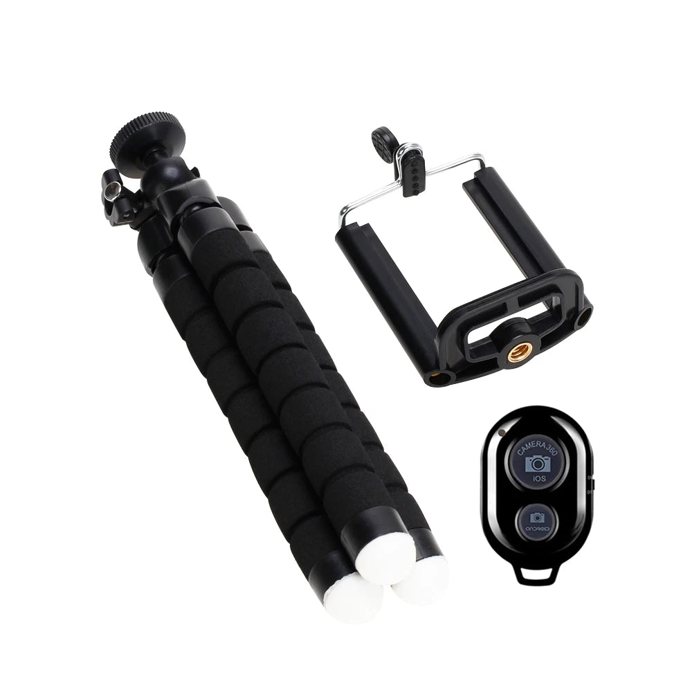 Flexible Phone Tripod Stand with Bluetooth Remote | Over 50,000 Sales