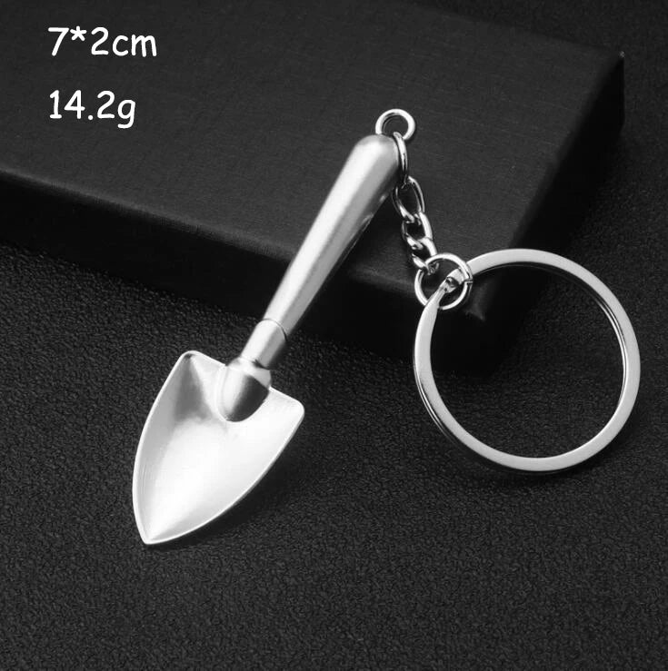 Mini Multi Tool Keychain | Portable Hammer, Wrench, Pliers, Shovel & Ruler Tool | Outdoor Keyring & Bag Accessory