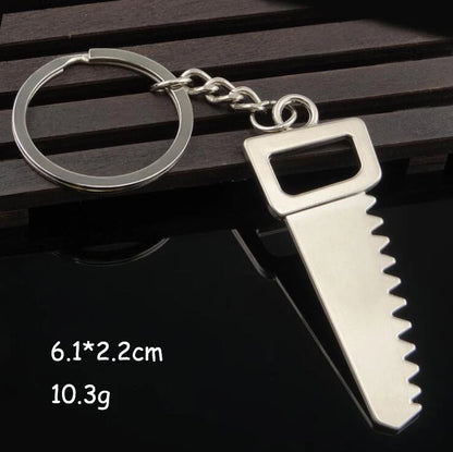Mini Multi Tool Keychain | Portable Hammer, Wrench, Pliers, Shovel & Ruler Tool | Outdoor Keyring & Bag Accessory
