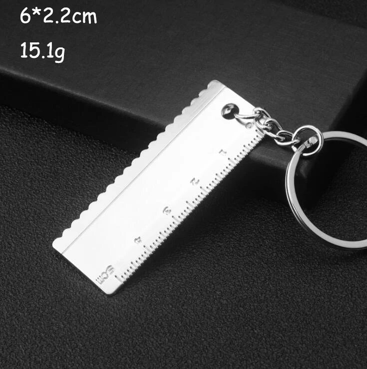 Mini Multi Tool Keychain | Portable Hammer, Wrench, Pliers, Shovel & Ruler Tool | Outdoor Keyring & Bag Accessory