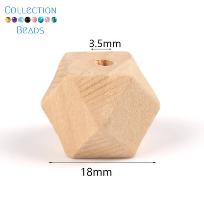 Natural Wood Beads | Round Wooden Spacer Beads 4–50mm | DIY Jewelry Making, Crafts & Handmade Accessories