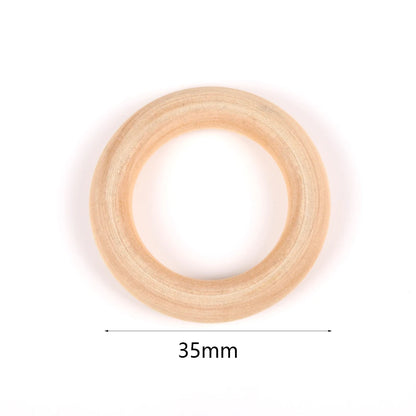 Natural Wood Beads | Round Wooden Spacer Beads 4–50mm | DIY Jewelry Making, Crafts & Handmade Accessories