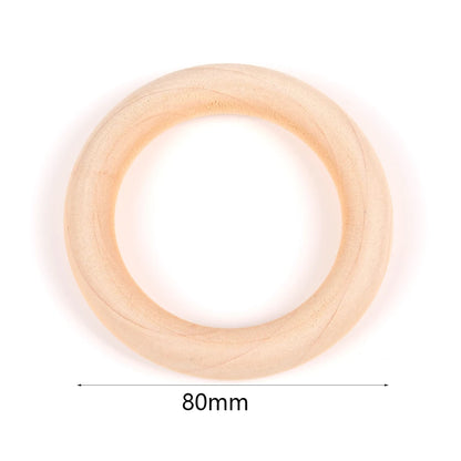 Natural Wood Beads | Round Wooden Spacer Beads 4–50mm | DIY Jewelry Making, Crafts & Handmade Accessories