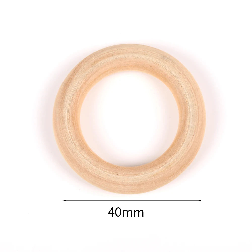 Natural Wood Beads | Round Wooden Spacer Beads 4–50mm | DIY Jewelry Making, Crafts & Handmade Accessories