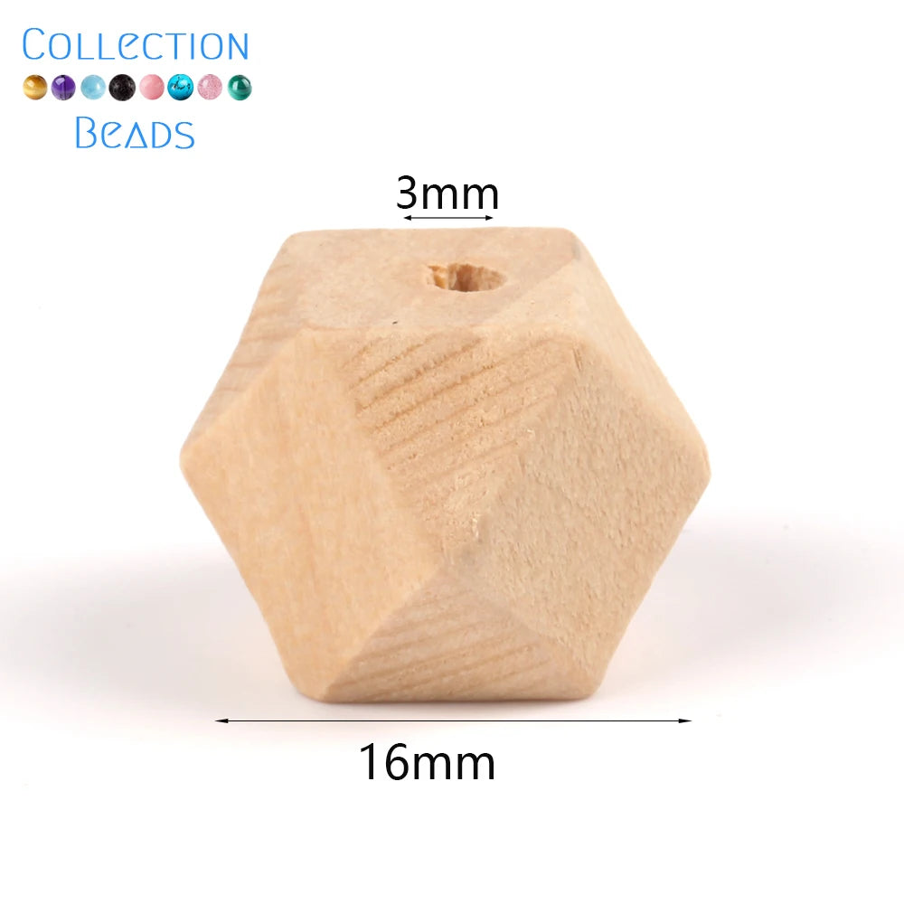Natural Wood Beads | Round Wooden Spacer Beads 4–50mm | DIY Jewelry Making, Crafts & Handmade Accessories
