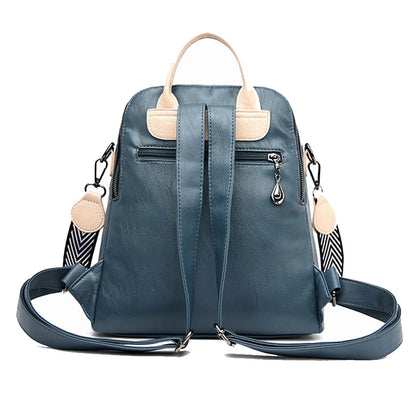 Elegant Soft Leather Backpack Purse for Women | Travel & Everyday Use