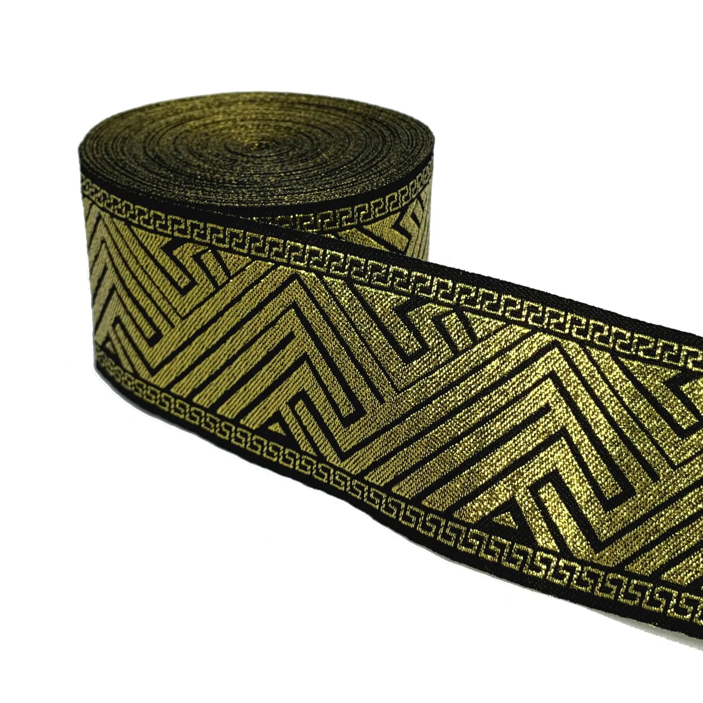 5cm Embroidered Lace Trim | 3 Yard Vintage Ethnic Boho Ribbon | Decorative Fabric Trim for Bags, Clothing, Jewelry & DIY Crafts