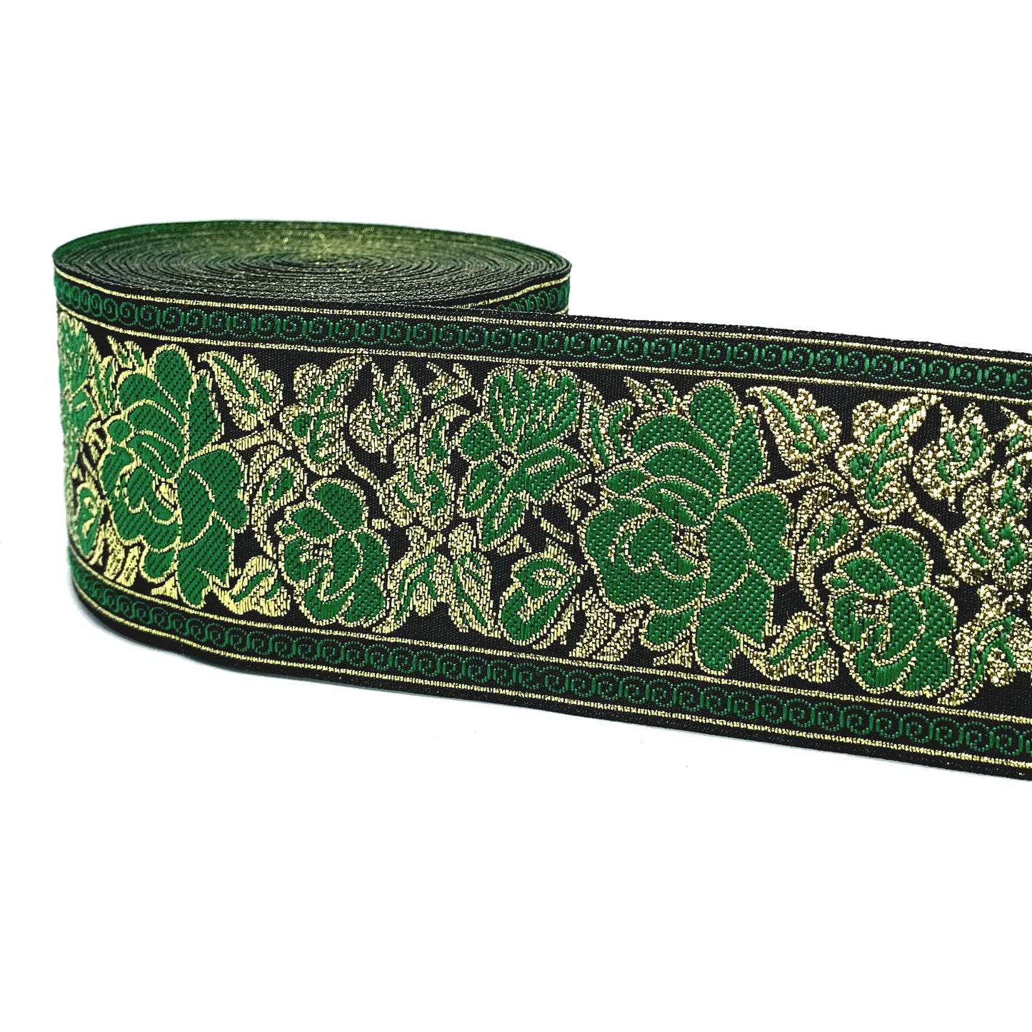 5cm Embroidered Lace Trim | 3 Yard Vintage Ethnic Boho Ribbon | Decorative Fabric Trim for Bags, Clothing, Jewelry & DIY Crafts