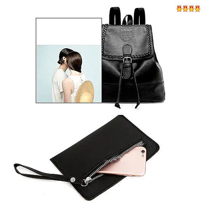 Raven Mini 3-In-1 Backpack Purse – Convertible Shoulder & Crossbody Bag