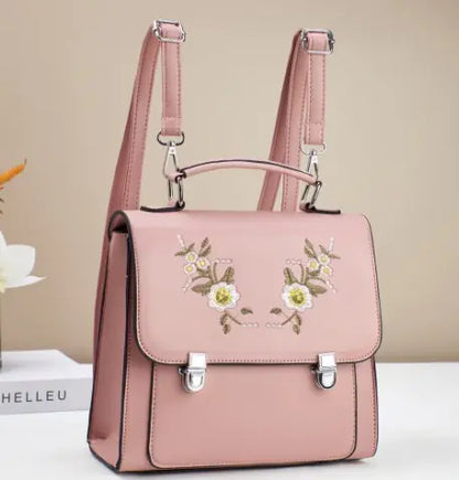 Boho Embroidered Women’s Backpack – Stylish Mini Travel Bag for Everyday Adventures