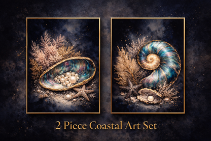 Luxury Coastal Wall Art Bundle