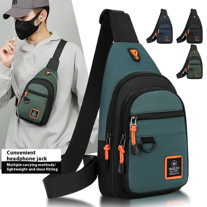 Unisex Multi-Layer Crossbody Bag | Travel & Everyday Sling Pack