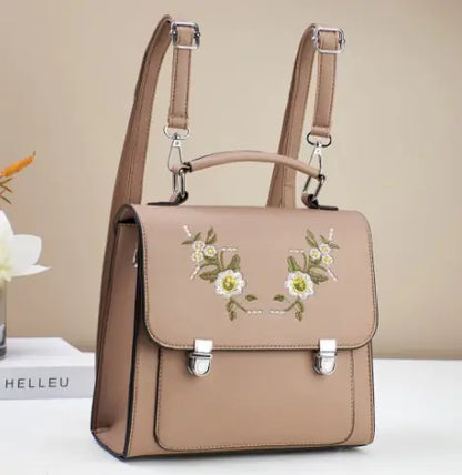 Boho Embroidered Women’s Backpack – Stylish Mini Travel Bag for Everyday Adventures