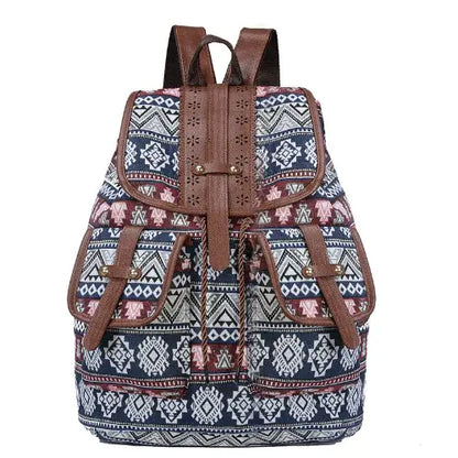 Geometric Bohemian Style Backpack