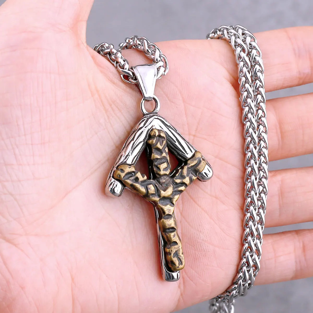 Vikings Odin Rune Necklace Various Men's Nordic Vegvisir Valknut Amulet Pendant Stainless Steel Punk Fashion Jewelry Wholesale