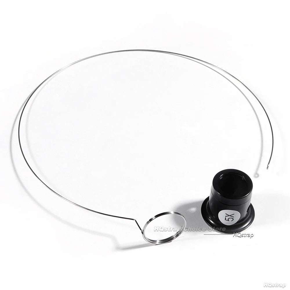 Jeweler Eye Loupe Magnifier | 3X 5X 10X 15X 20X Portable Magnifying Glass for Jewelry Making, Watch Repair & Detail Work