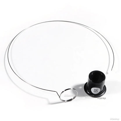 Jeweler Eye Loupe Magnifier | 3X 5X 10X 15X 20X Portable Magnifying Glass for Jewelry Making, Watch Repair & Detail Work