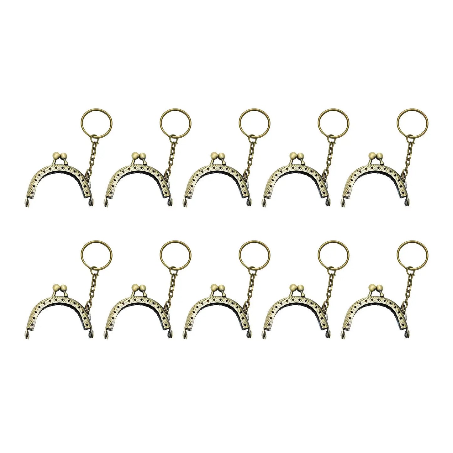 Metal Purse Frame Clasp | 2 Inch Kiss Lock Arch Frame | Coin Purse Hardware for DIY Purse Making, Sewing & Bag Making