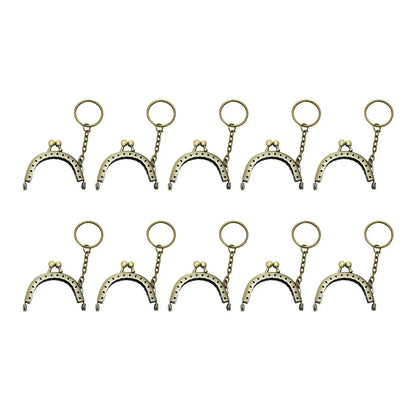 Metal Purse Frame Clasp | 2 Inch Kiss Lock Arch Frame | Coin Purse Hardware for DIY Purse Making, Sewing & Bag Making