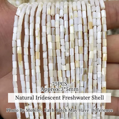 Natural Shell Beads | Irregular Smooth Spacer Beads | DIY Jewelry Making for Necklaces, Bracelets &amp; Earrings