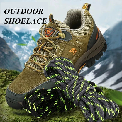 Premium Round Hiking Boot & Sneaker Shoelaces | Durable Outdoor Replacement Laces | 39"–63" (100–160cm)