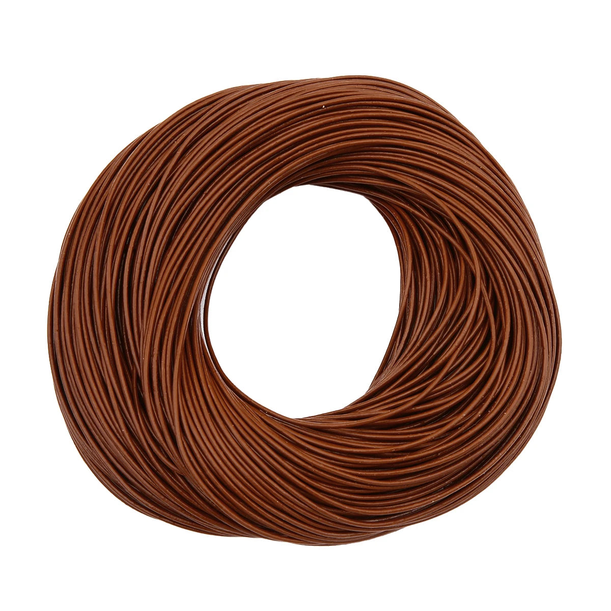 Genuine Cowhide Leather Cord | 5m Round Leather Rope for Necklaces, Bracelets & DIY Jewelry Making