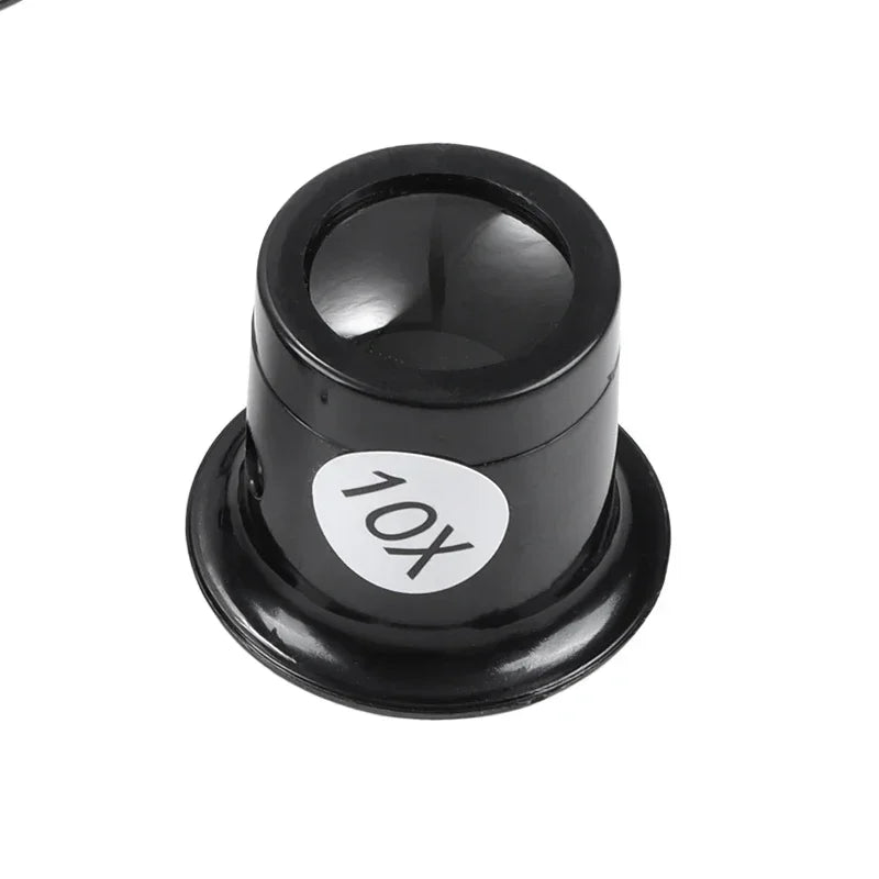 Jeweler Eye Loupe Magnifier | 3X 5X 10X 15X 20X Portable Magnifying Glass for Jewelry Making, Watch Repair & Detail Work