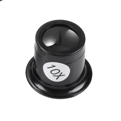 Jeweler Eye Loupe Magnifier | 3X 5X 10X 15X 20X Portable Magnifying Glass for Jewelry Making, Watch Repair & Detail Work