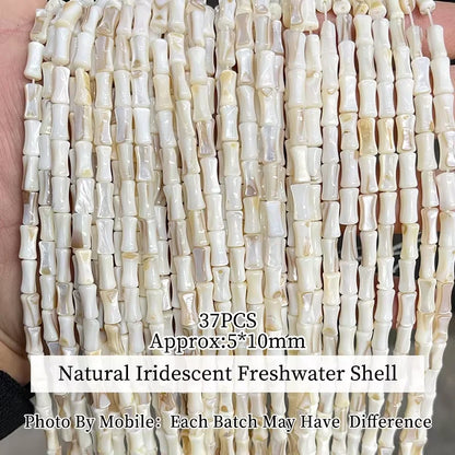 Natural Shell Beads | Irregular Smooth Spacer Beads | DIY Jewelry Making for Necklaces, Bracelets &amp; Earrings