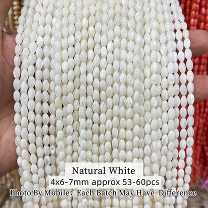 Natural Shell Beads | Irregular Smooth Spacer Beads | DIY Jewelry Making for Necklaces, Bracelets &amp; Earrings